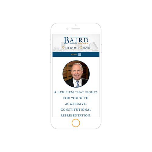 Baird Law Firm Responsive Portfolio